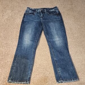 Silver Jeans Blue Capri Pants Casual Style